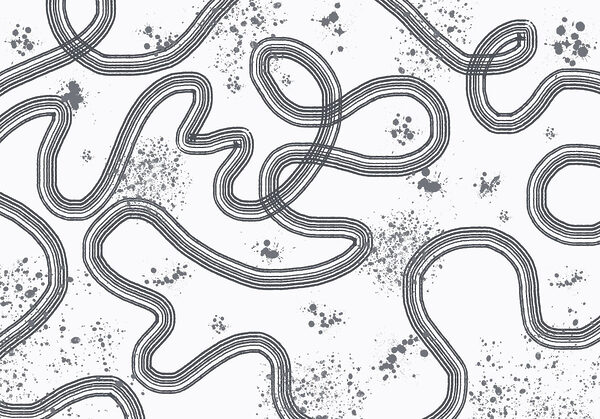 Mappa in bianco e nero di una pista da corsa Mappa in bianco e nero di una pista da corsa
