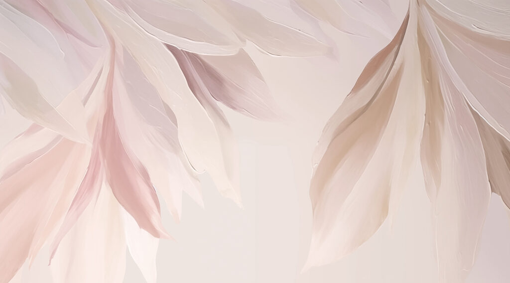 Soft petals in muted hues
