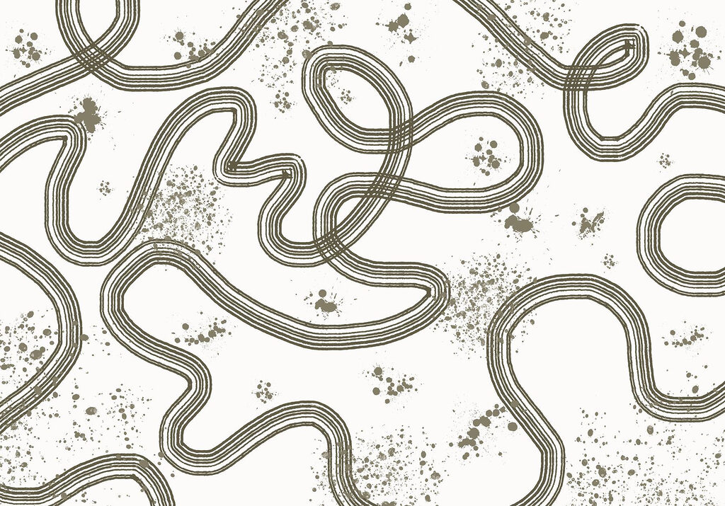 Mappa in bianco e nero di una pista da corsa Mappa in bianco e nero di una pista da corsa