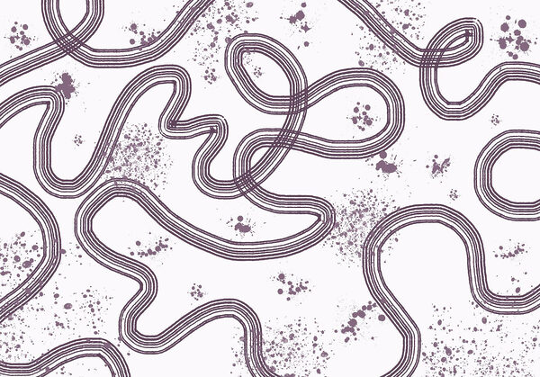 Schema di linee e macchie Schema di linee e macchie