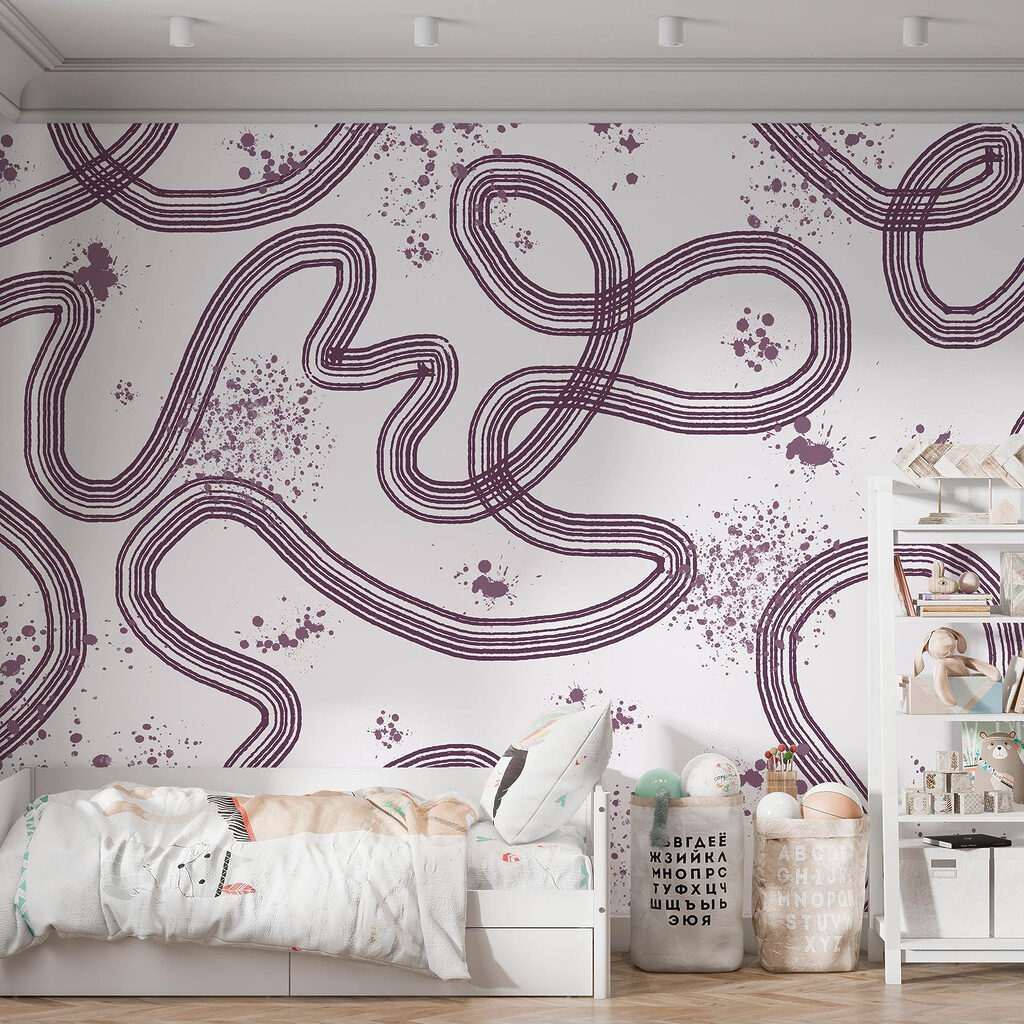 Pattern of lines and spots