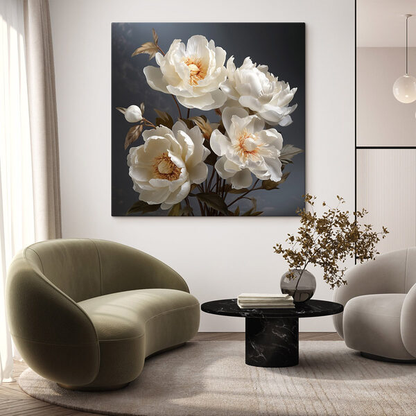 Quadri Mazzo di fiori bianchi (COD: s43368) Quadri Quadri Mazzo di fiori bianchi (COD: s43368)