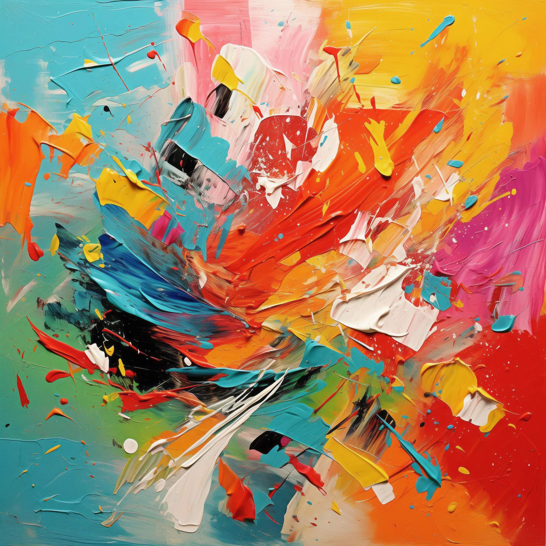 Painting of different colors Painting of different colors