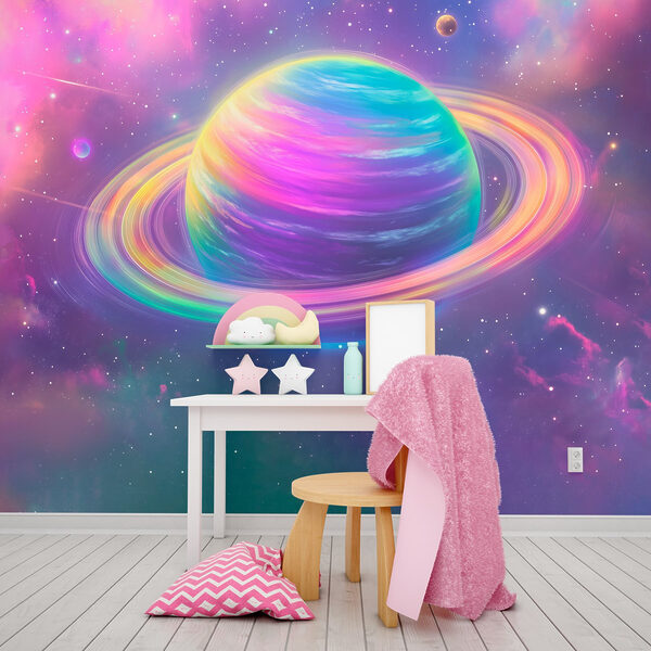 Pianeta colorato nello spazio Pianeta colorato nello spazio