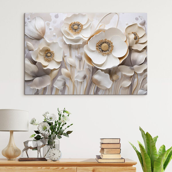 Quadri Fiori delicati dai tenui toni pastello