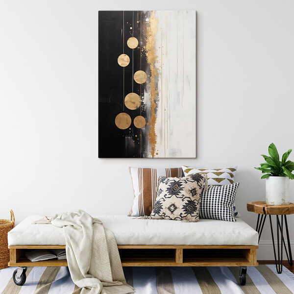 Painting of circles and lines Painting of circles and lines