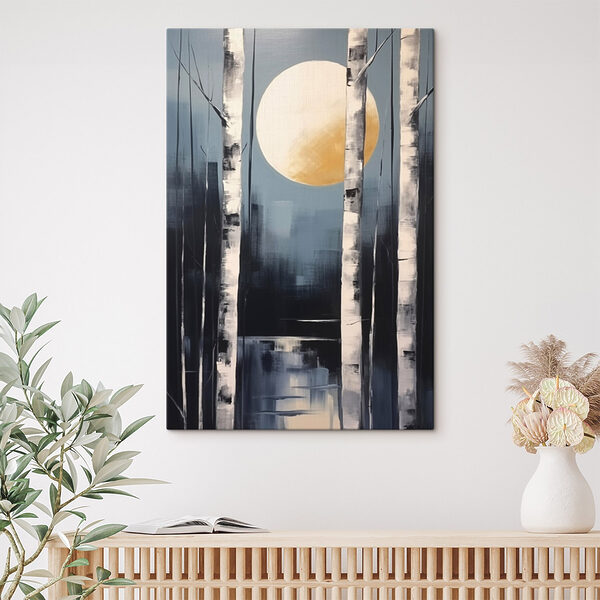 Quadri Dipinto raffigurante una luna nel cielo (COD: s43413) Quadri Quadri Dipinto raffigurante una luna nel cielo (COD: s43413)