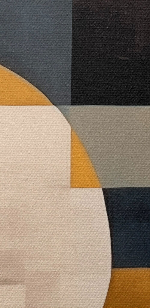 Painting of circles and lines Painting of circles and lines