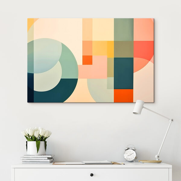 Quadri Opera d'arte colorata con forme diverse (COD: s43421) Quadri Quadri Opera d'arte colorata con forme diverse (COD: s43421)