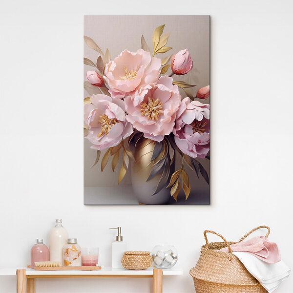 Quadri Mazzo di fiori rosa (COD: s43422) Quadri Quadri Mazzo di fiori rosa (COD: s43422)