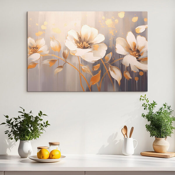 Quadri Fiori eleganti dai toni tenui (COD: s43423) Quadri Quadri Fiori eleganti dai toni tenui (COD: s43423)