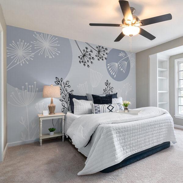 Drawing of flowers and plants