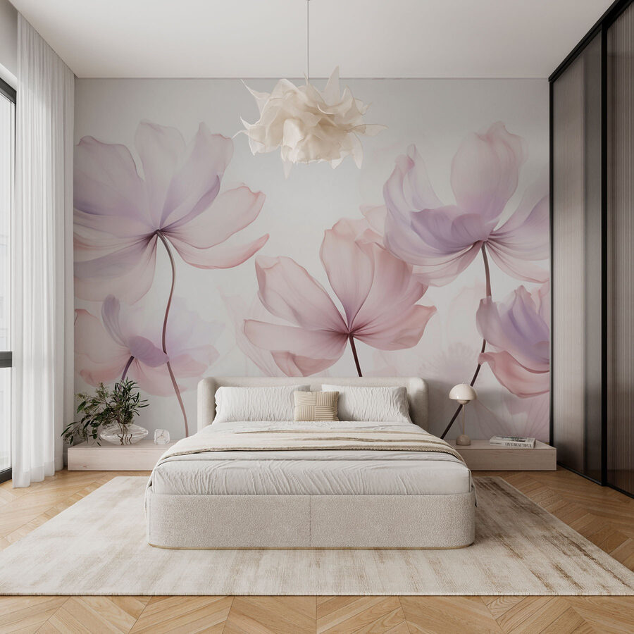 Delicati fiori dalle tonalità tenui