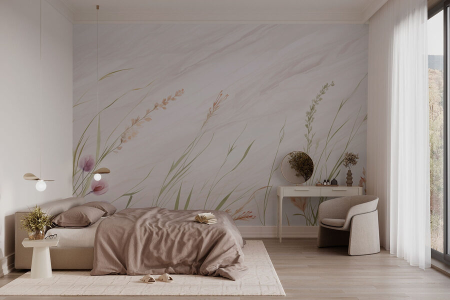 Delicate fioriture che ondeggiano nella brezza