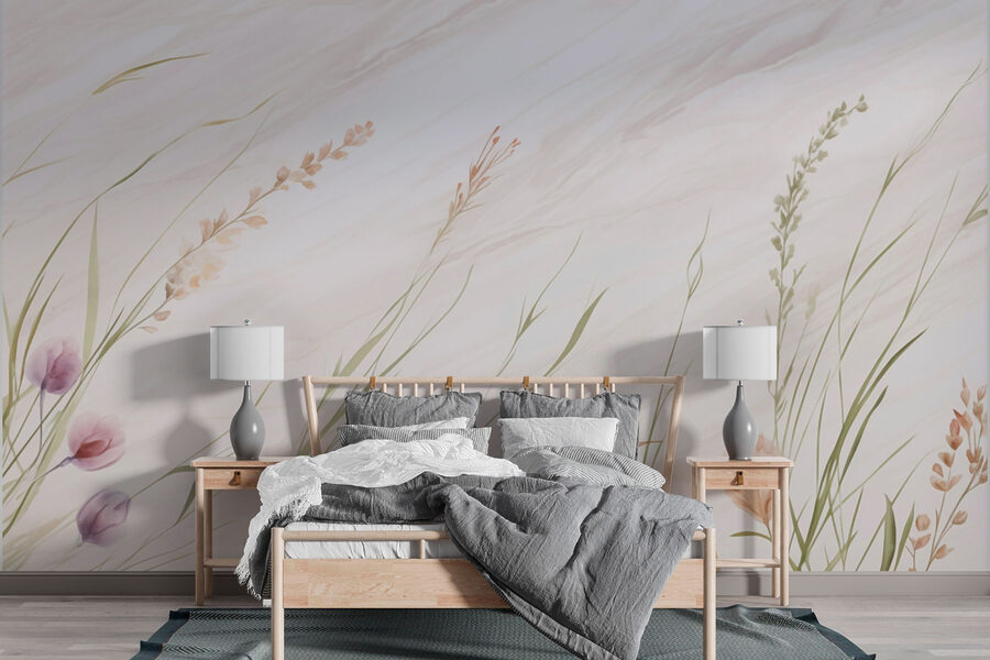 Delicate fioriture che ondeggiano nella brezza