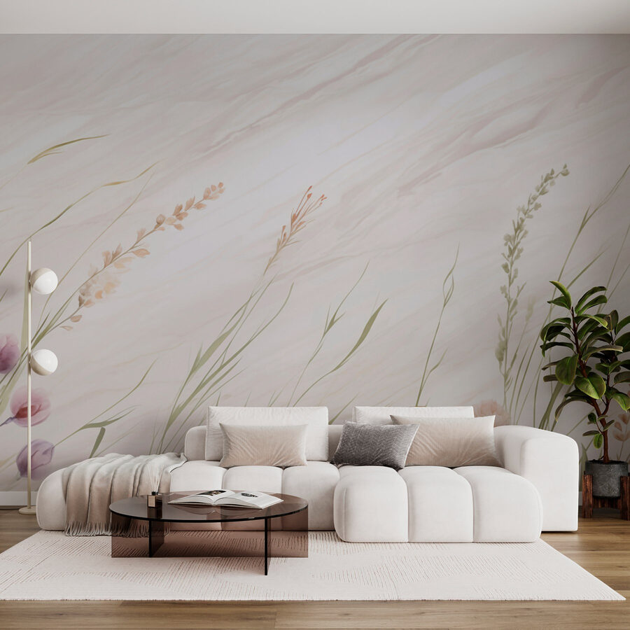 Delicate fioriture che ondeggiano nella brezza