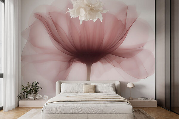 Fiore con fiore trasparente Fiore con fiore trasparente