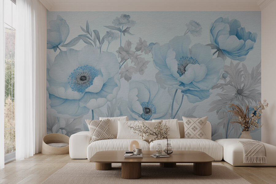 Pittura di fiori su sfondo bianco Pittura di fiori su sfondo bianco