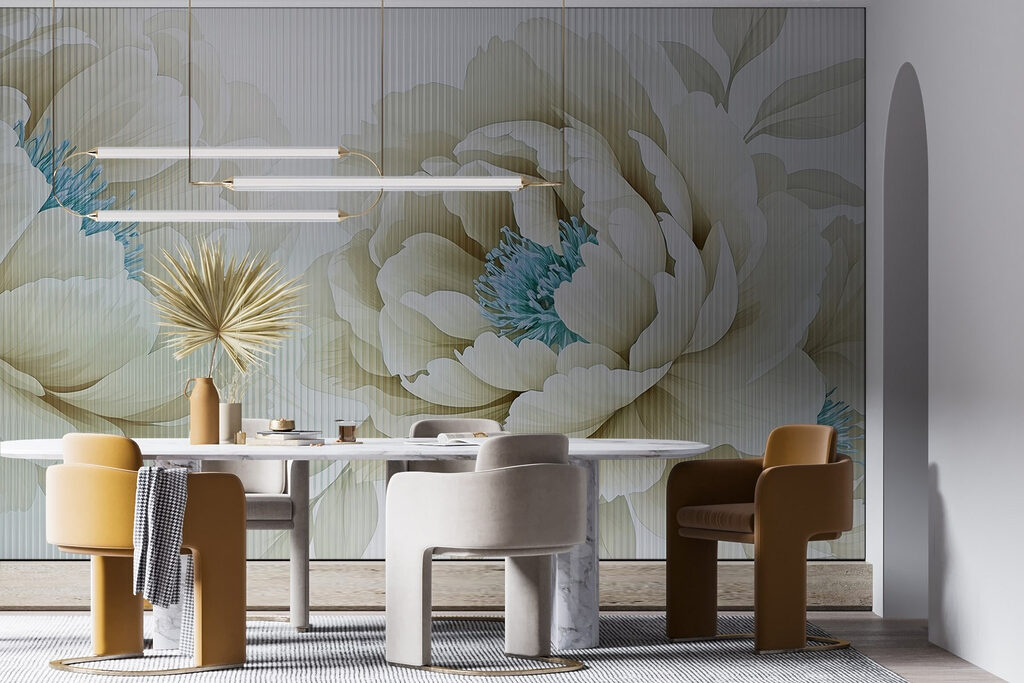 Delicate blooms in soft hues