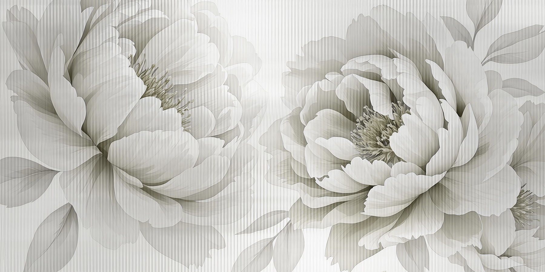 Serene floral design for elegance