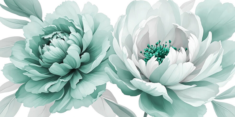 Eleganza floreale in tonalità tenui