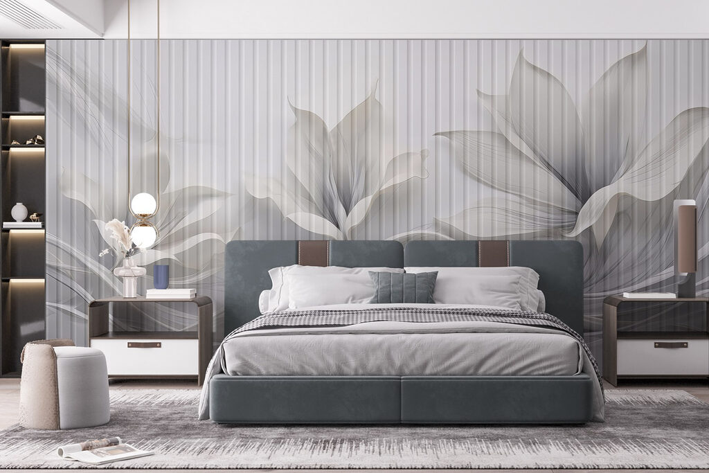 Elegant floral design with flowing patterns