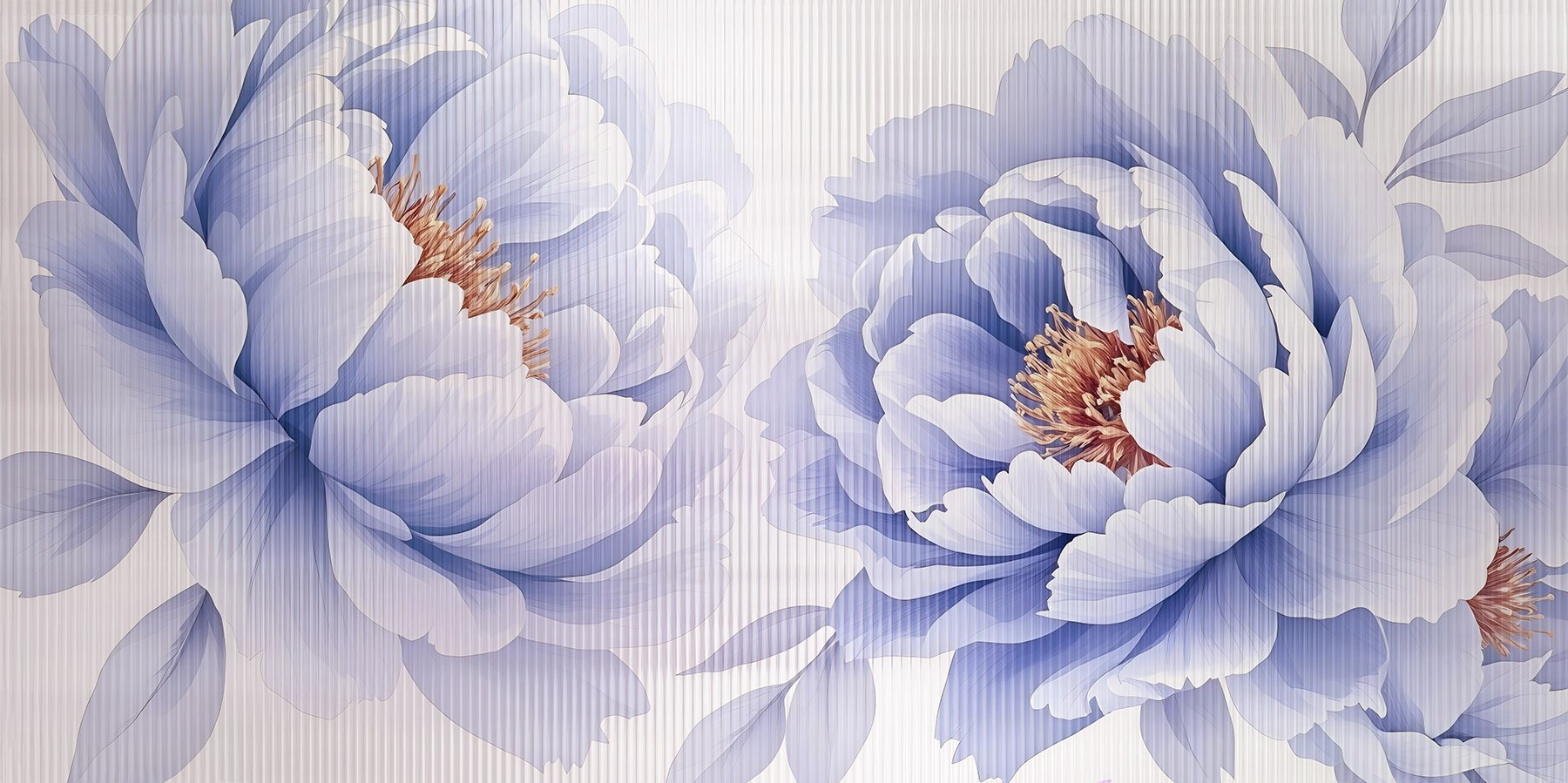 Delicate petals in soft hues