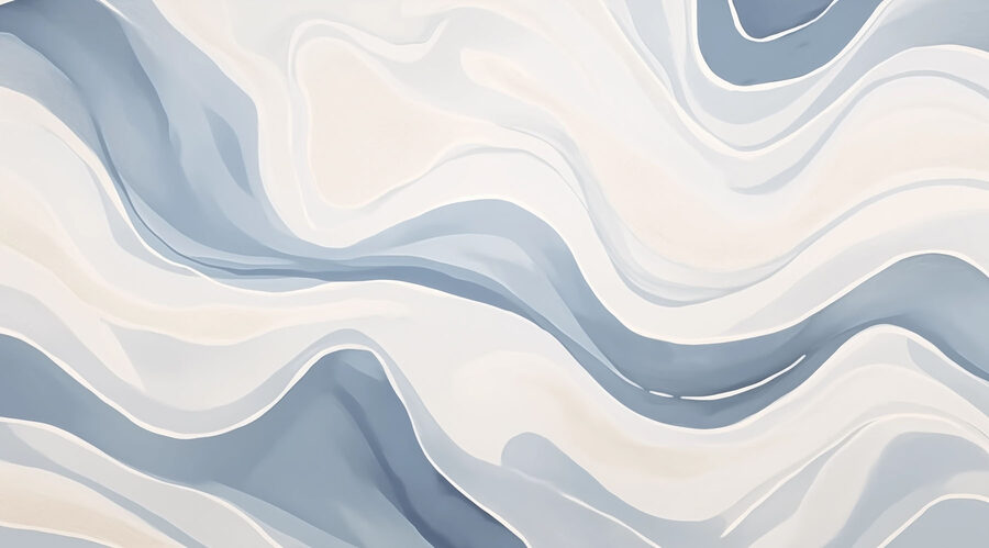 Motivo ondulato bianco e blu