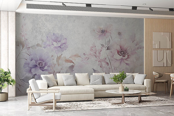 Pittura di fiori su sfondo bianco Pittura di fiori su sfondo bianco