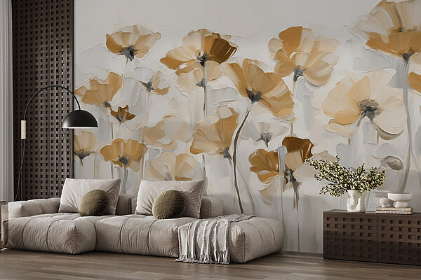 Pittura di fiori su sfondo bianco Pittura di fiori su sfondo bianco