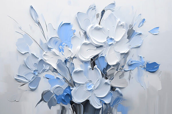 Pittura di fiori in un vaso Pittura di fiori in un vaso
