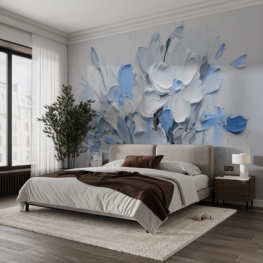 Pittura di fiori in un vaso