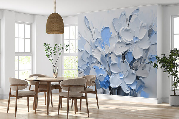 Pittura di fiori in un vaso Pittura di fiori in un vaso