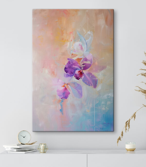 Quadri Dipinto di fiori viola (COD: s39463) Quadri Quadri Dipinto di fiori viola (COD: s39463)