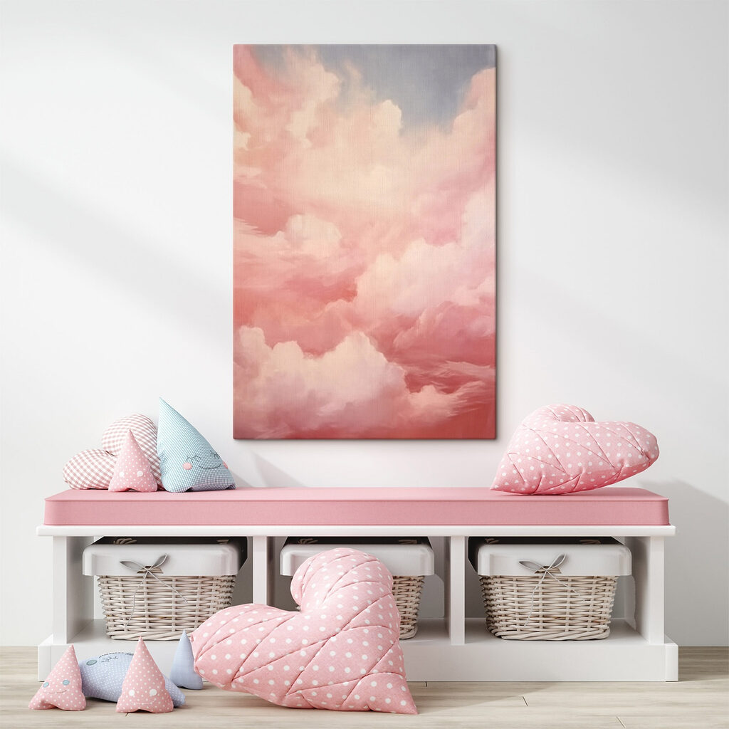 Pink clouds in the sky Pink clouds in the sky