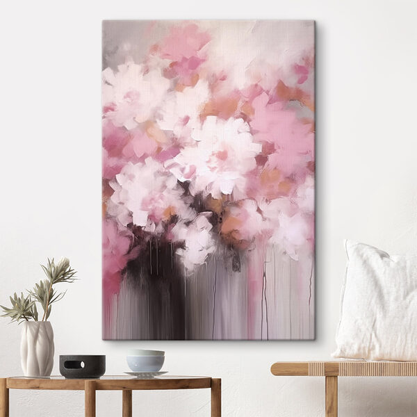 Dipinto di fiori rosa s43517pih20 600x600 - Dipinto di fiori rosa - tegory