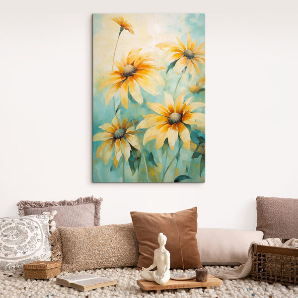 Quadri Quadri Dipinto raffigurante fiori gialli (COD: s43555)