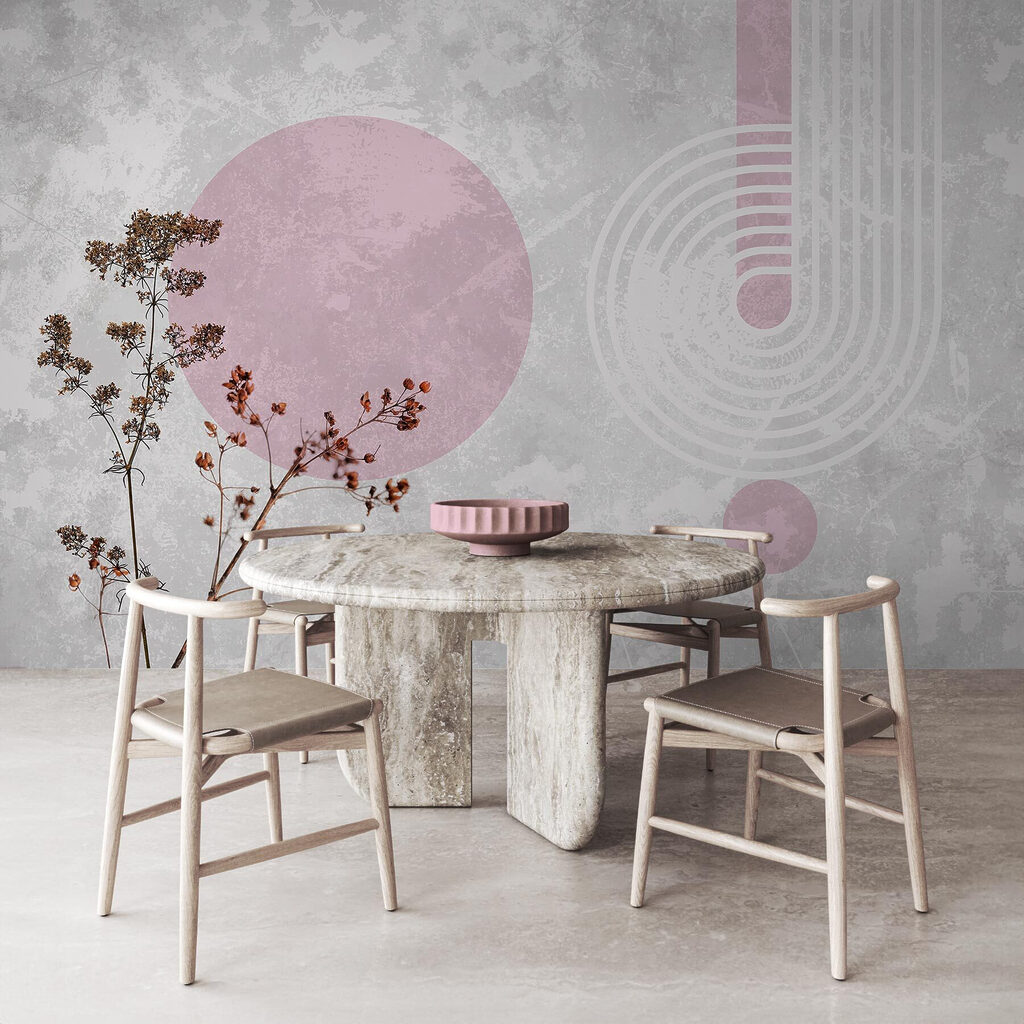 Plant with brown leaves and purple circles Plant with brown leaves and purple circles