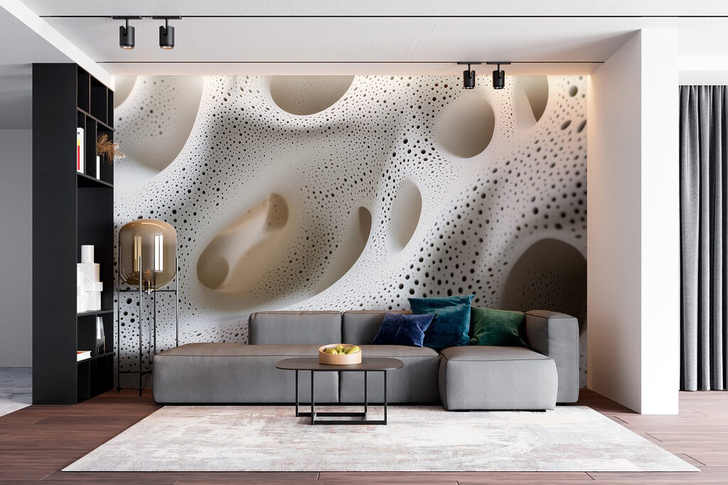 Abstract texture with intriguing patterns