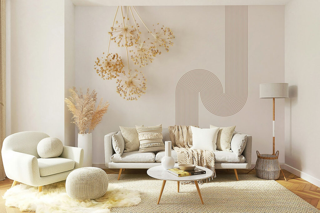 Wall with a bunch of dandelions