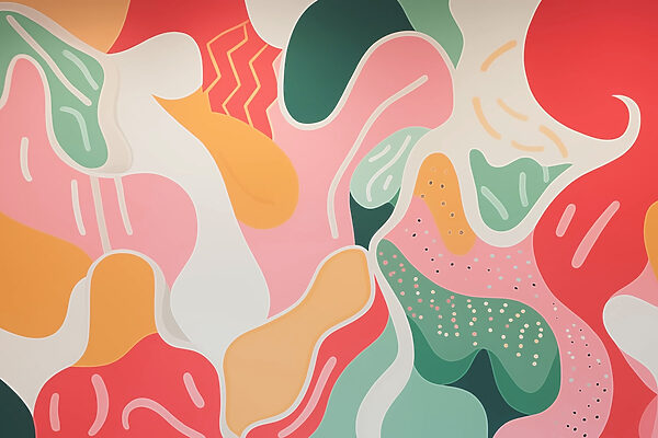Arte colorata su una parete Arte colorata su una parete