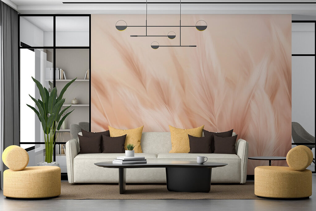 Gentle waves of soft feathers Gentle waves of soft feathers