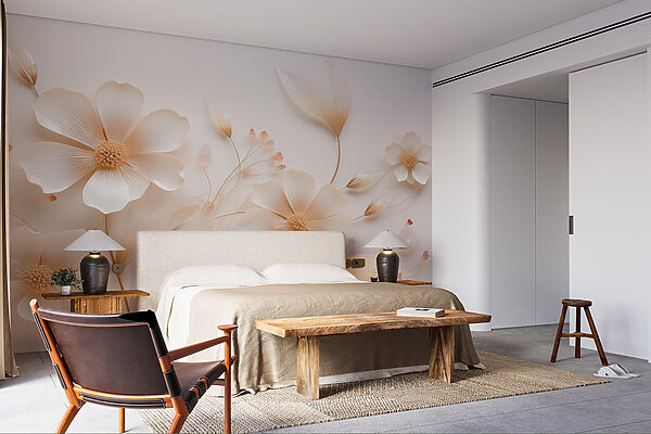 Delicate blooms on a soft backdrop