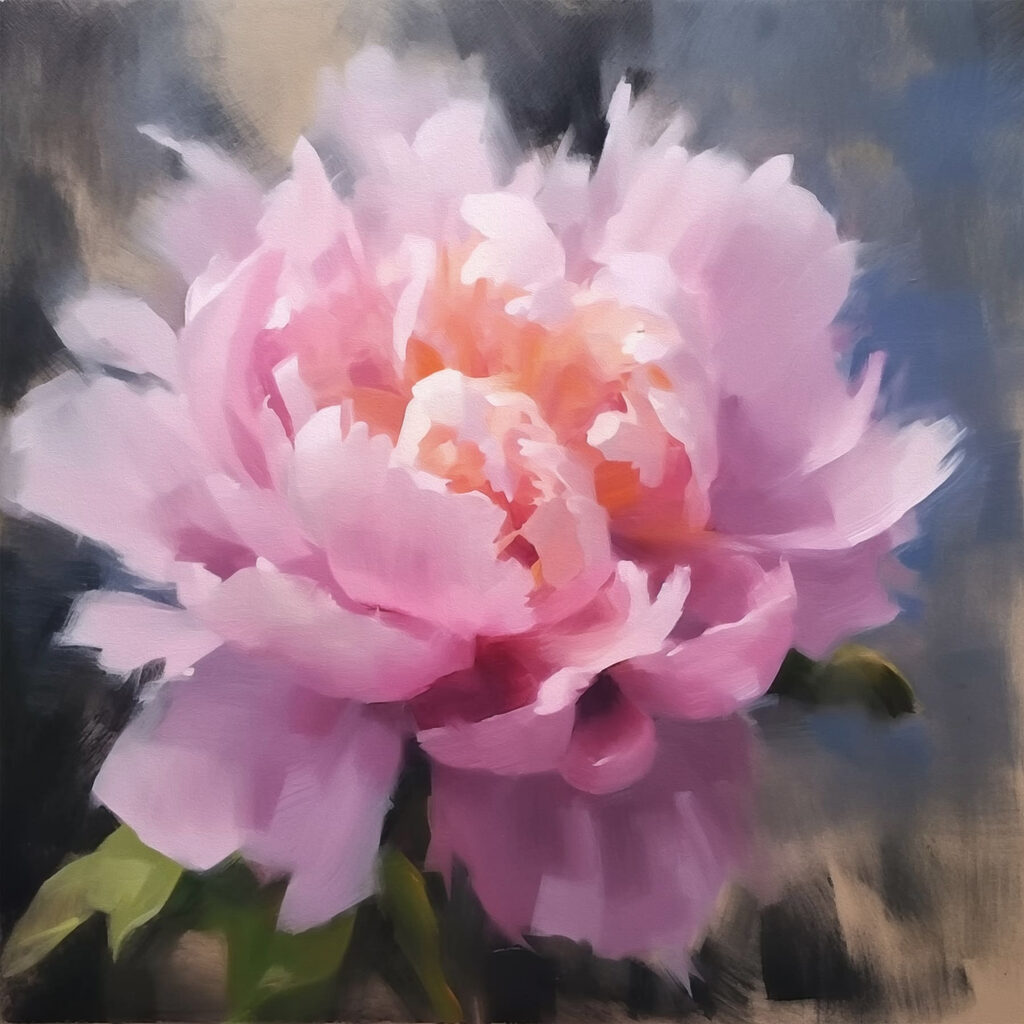 Fiore rosa con foglie verdi s43216p 1024x1024 - Fiore rosa con foglie verdi - tegory