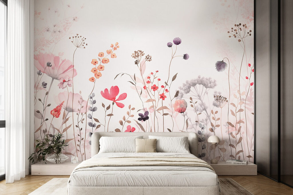 Painting of flowers and plants Painting of flowers and plants