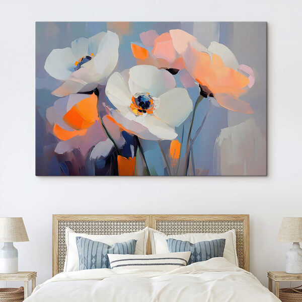Quadri Quadri Dipinto di fiori bianchi (COD: s42999)