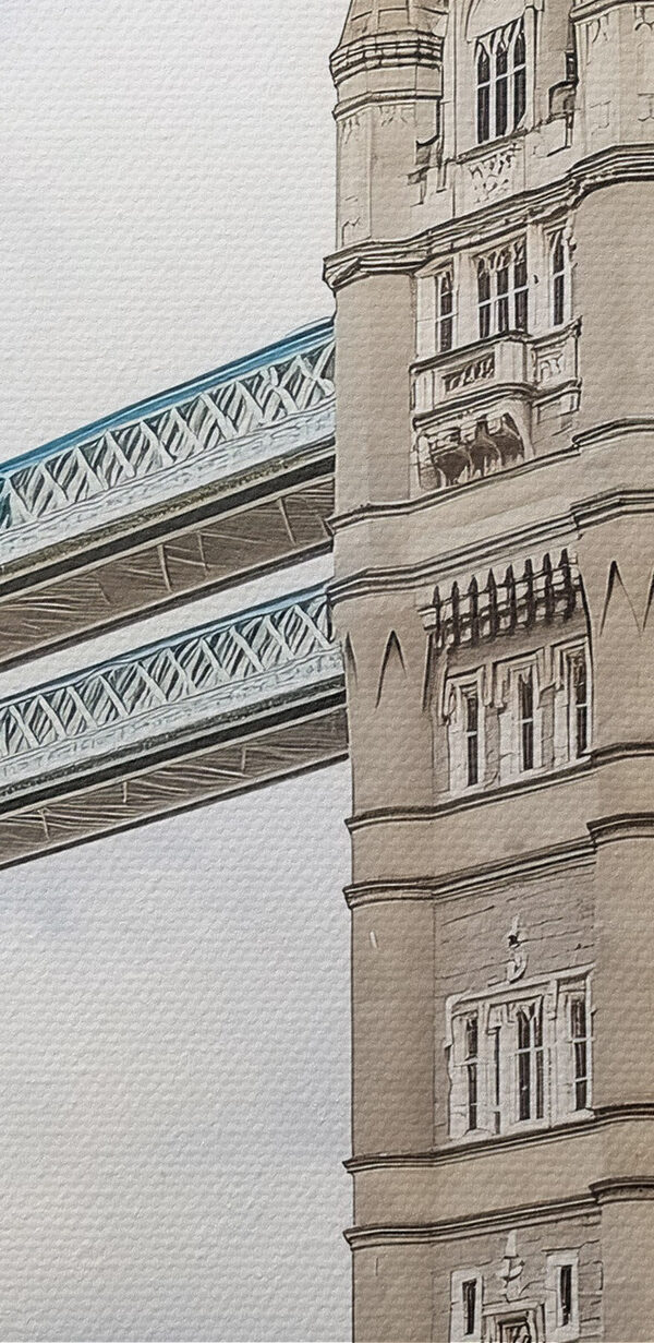 Bridge with towers and a bridge over water Bridge with towers and a bridge over water
