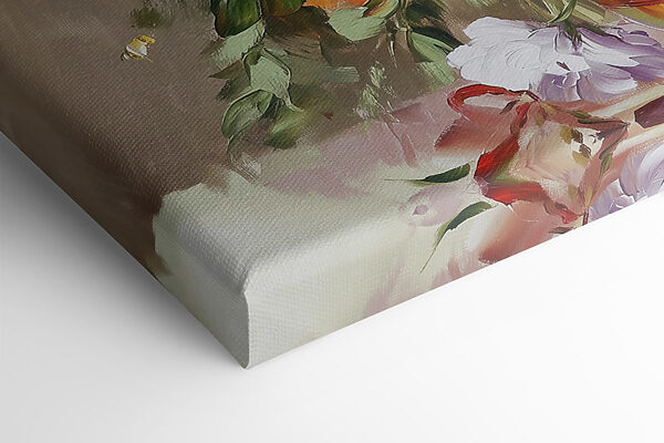 Painting of flowers in a vase Painting of flowers in a vase