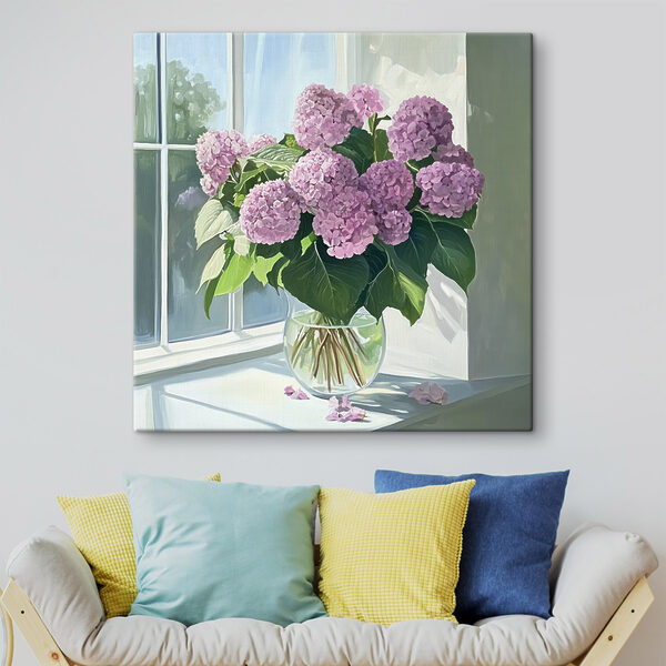 Quadri Dipinto raffigurante un vaso di fiori
