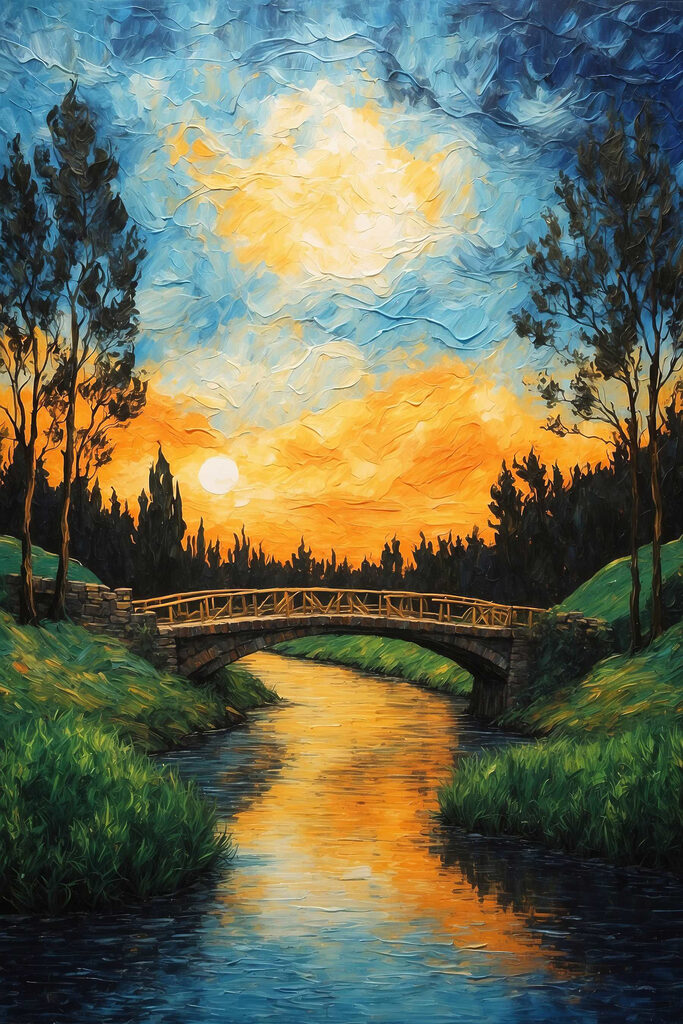 Bridge over a river